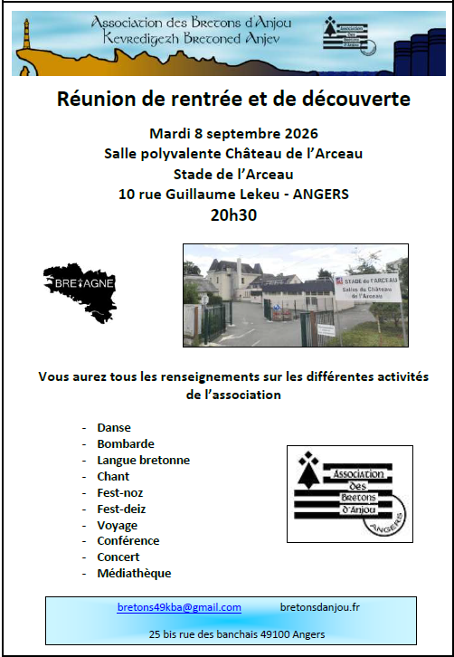 2026 Réunion de rentrée